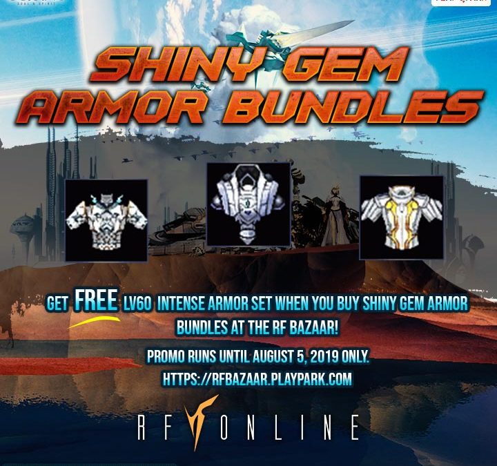 Shiny Gem Armor Bundles Now Available at the RF Bazaar!