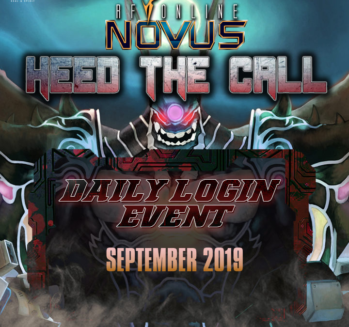 HEED THE CALL: Novus Daily Log-in Event (September 2019)