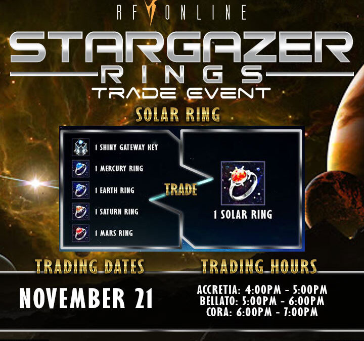 Stargazer: Solar & Lunar Rings Trade Event