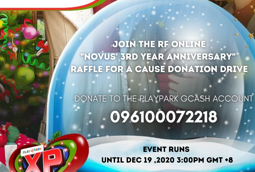 RF Online “Novus’ 3rd Year Anniversary”: Raffle for A Cause Donation Drive